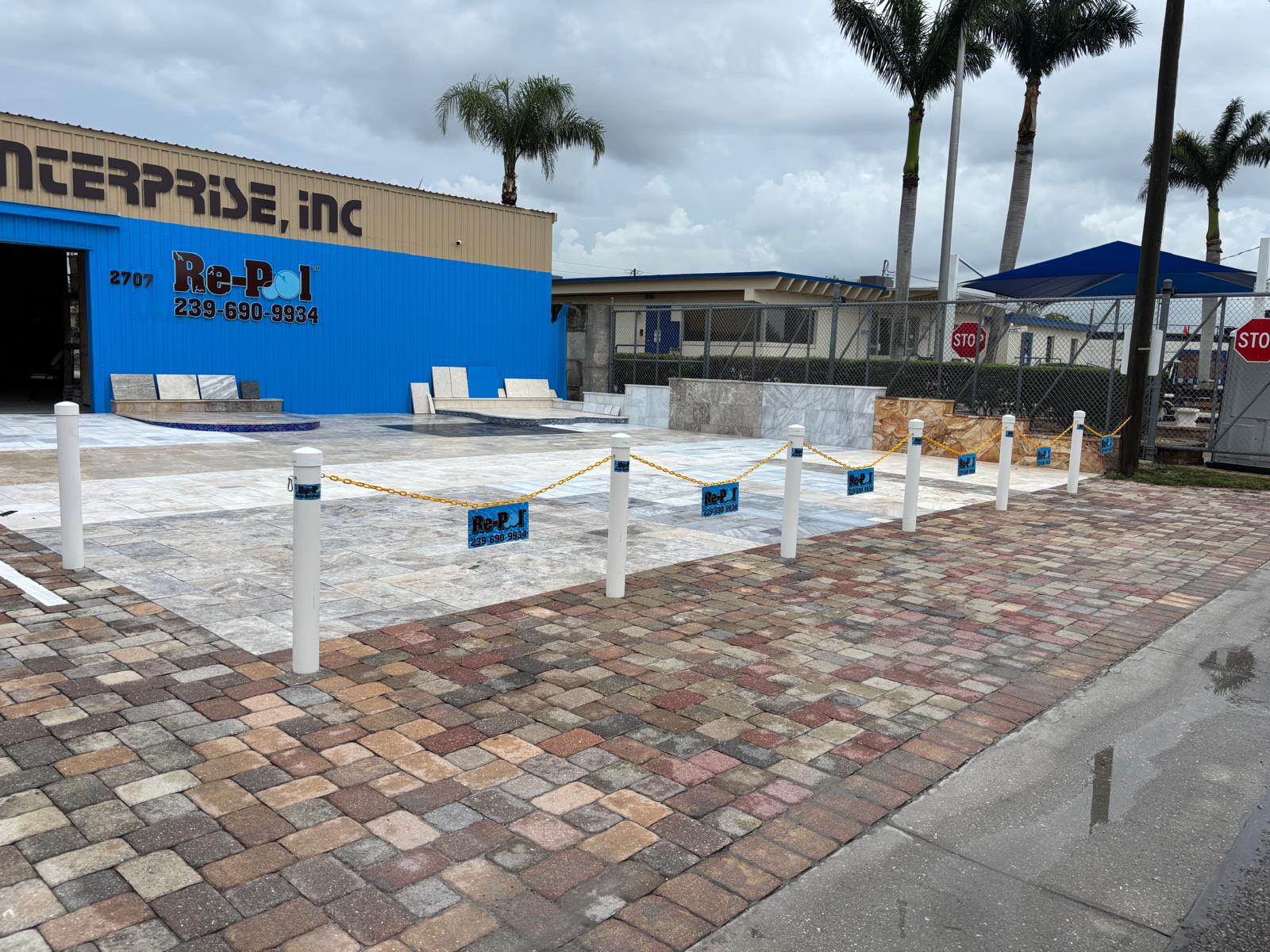 Re-Pool showroom display area
